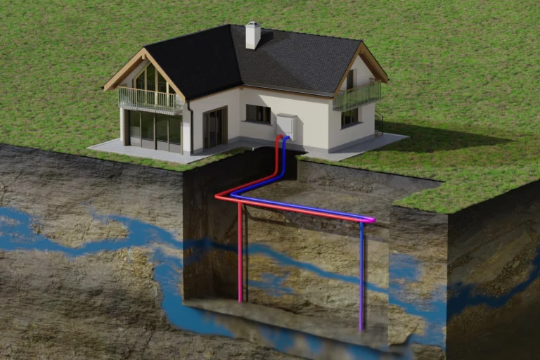 Open loop groundwater geothermal system