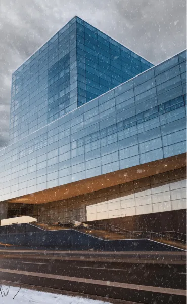 Commercial property snow melt system